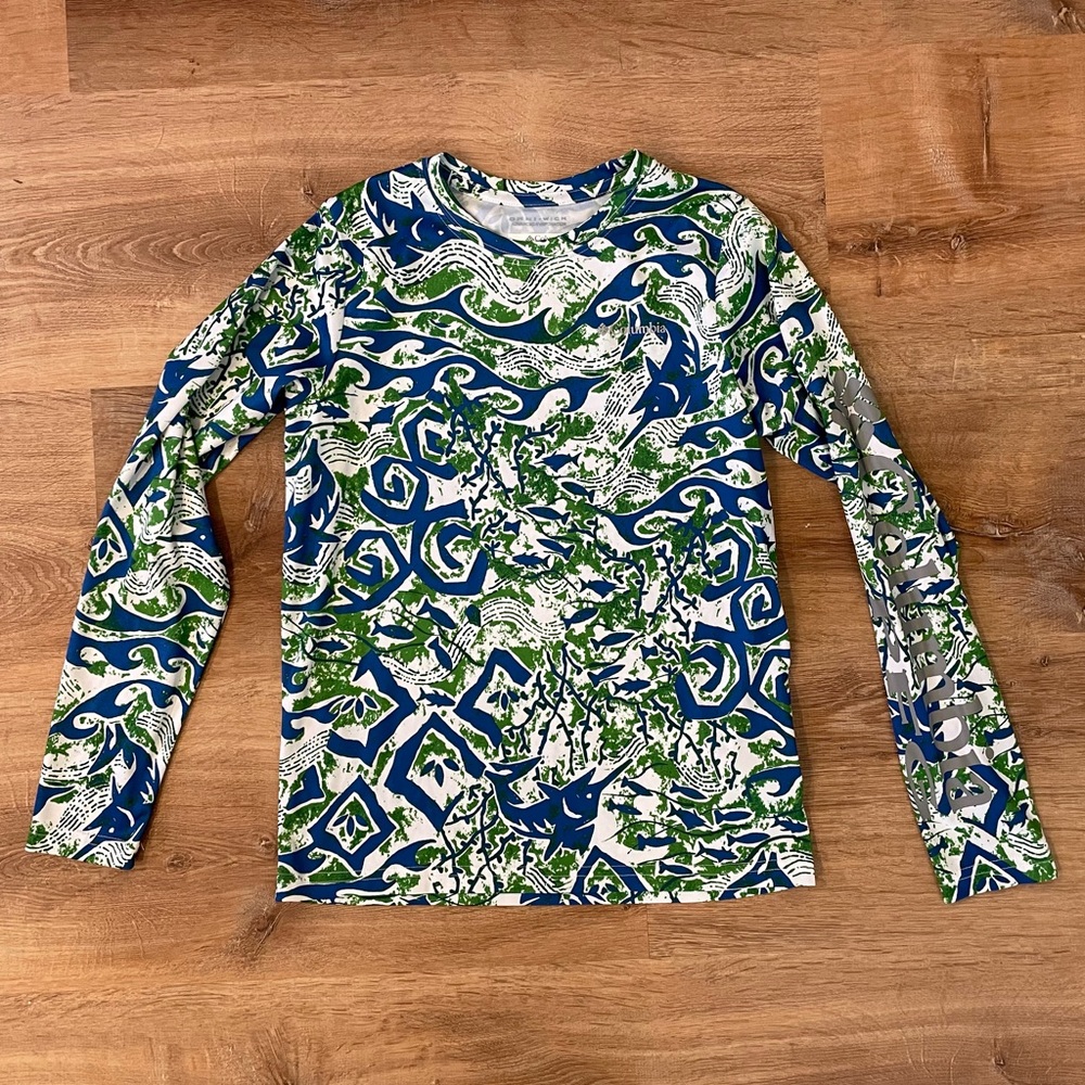 Columbia PFG Rash-guard Size Medium 10/12